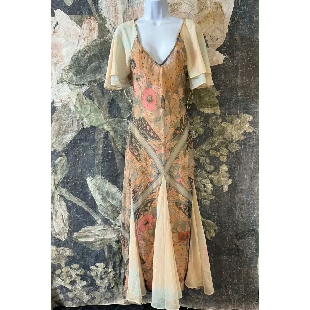 New Free People Celestial Nights Maxi Dress Size Xs. - Picture 11 of 15